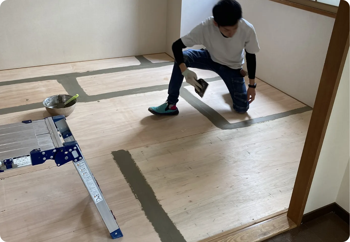 一之江マンション|和室から洋室への改修工事